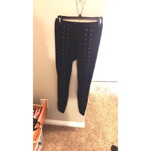 Fashion Nova laced up pants